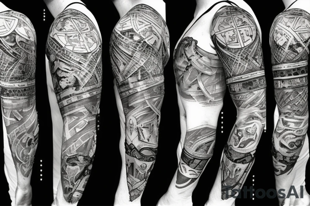 Knight with a armor tattoo idea