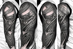 Plate Armor on a Arm tattoo idea