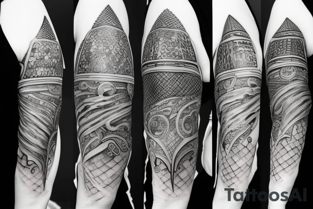 Plate Armor on a Arm tattoo idea
