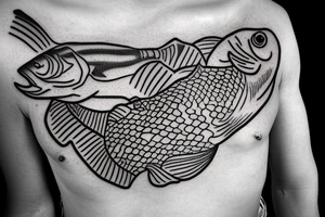 Largemouth bass fishing for smallmouth bass tattoo idea