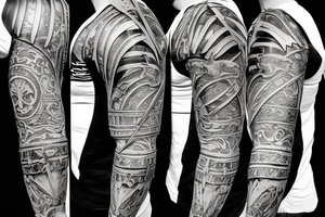 Arm Plate Armor, Sword, Plate tattoo idea