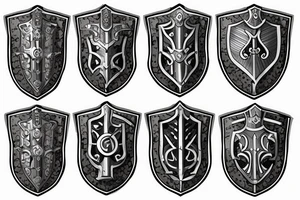 Plate Knight Armor, Shield, Chain Heavy, warrior, Plates, Defense, Armor, Fight tattoo idea