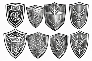 Plate Knight Armor, Shield, Chain Heavy, warrior, Plates, Defense, Armor, Fight, Runes, Latin, Gladiator tattoo idea
