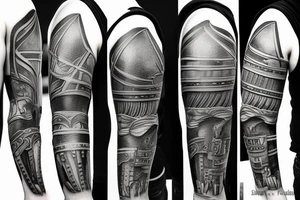 Roman, Gladiator Arm Armor tattoo idea