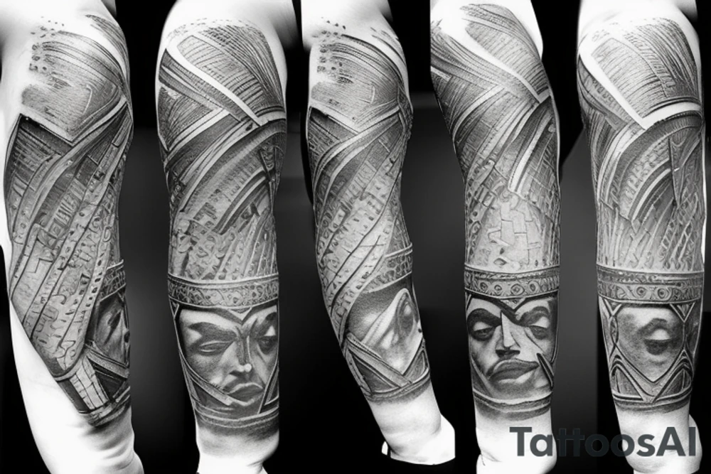 Roman, Gladiator Arm Armor tattoo idea
