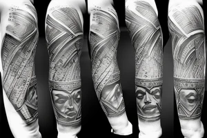 Roman, Gladiator Arm Armor tattoo idea