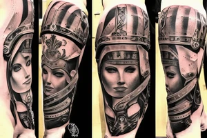 Roman, Gladiator Arm Armor tattoo idea