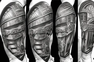 Roman, Gladiator Arm Armor tattoo idea