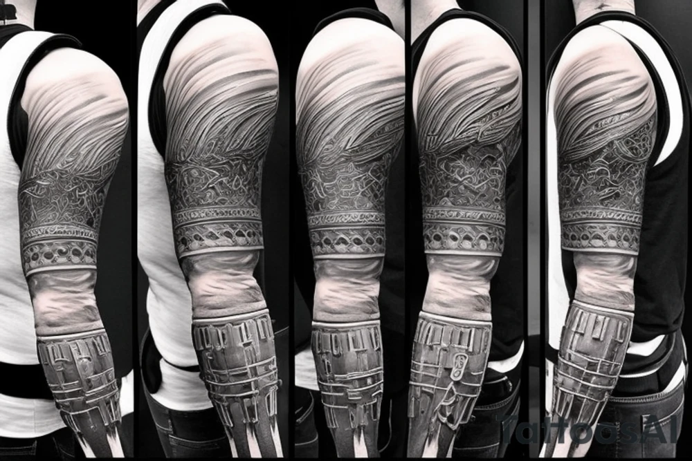 Roman, Gladiator Arm Armor tattoo idea