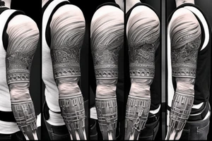 Roman, Gladiator Arm Armor tattoo idea