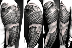 Roman, Gladiator Arm Armor tattoo idea