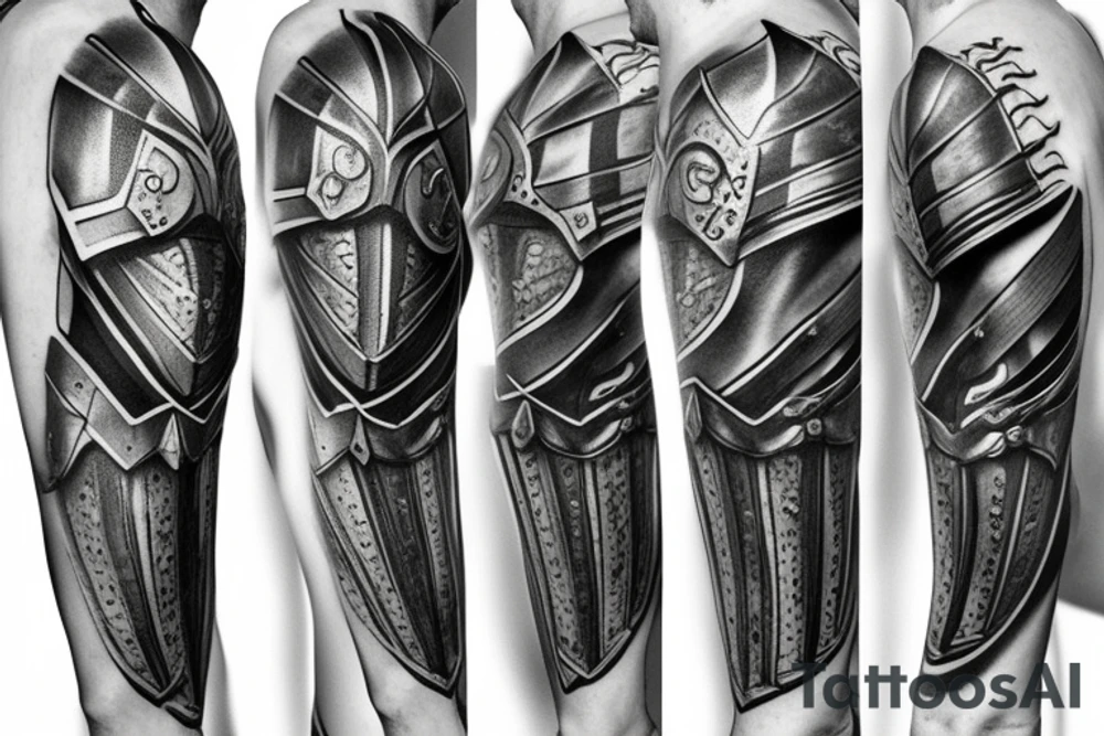 Armor Knight Shield tattoo idea