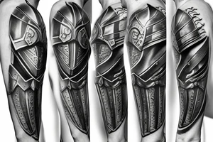 Armor Knight Shield tattoo idea