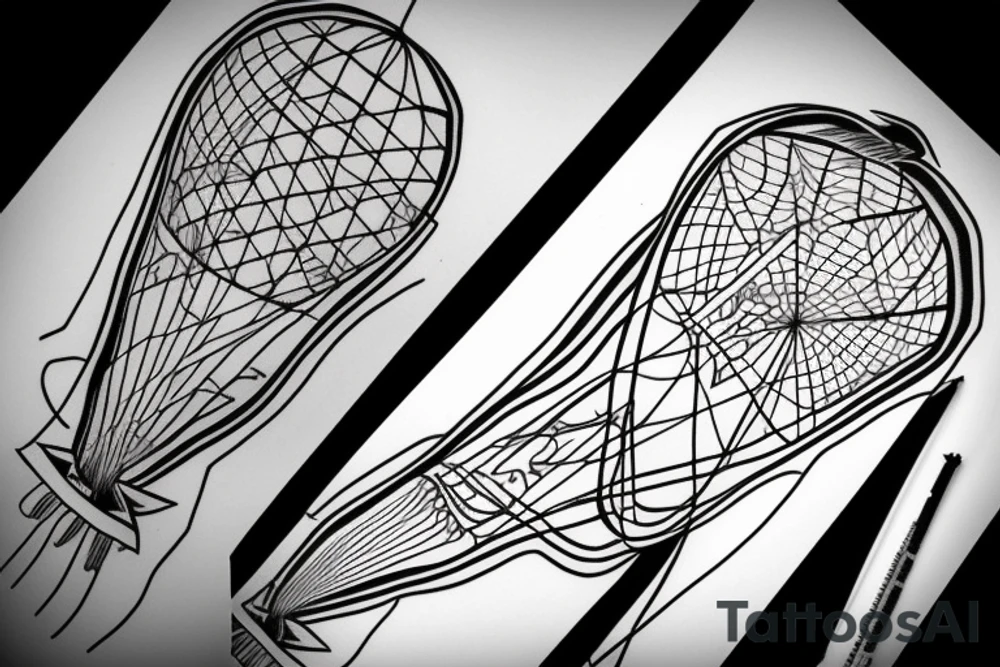 The word control in a kite tattoo idea