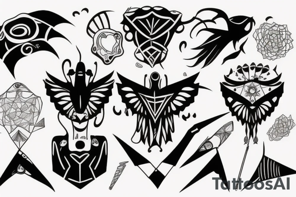 Kite control tattoo idea