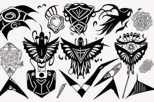 Kite control tattoo idea