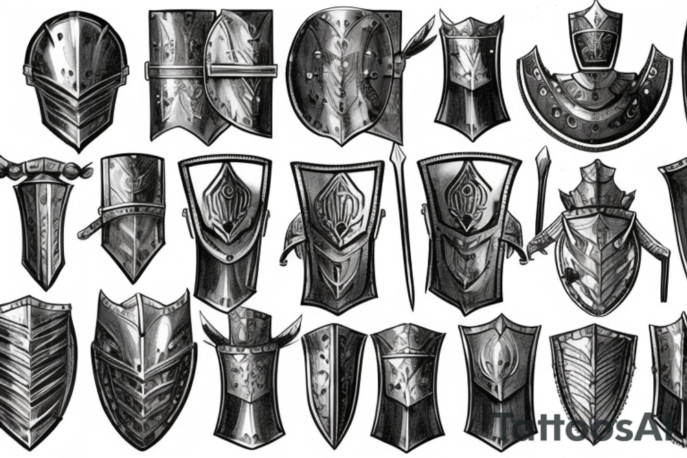 Plate Armor, Knight, Warrior, Nordic, Roman, Empire, Fighter, Arm tattoo idea
