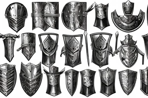 Plate Armor, Knight, Warrior, Nordic, Roman, Empire, Fighter, Arm tattoo idea
