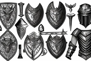 Plate Armor, Knight, Warrior, Nordic, Roman, Empire, Fighter, Arm tattoo idea