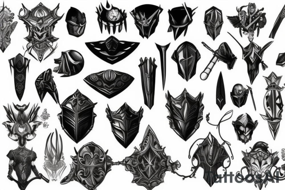 Armor tattoo idea
