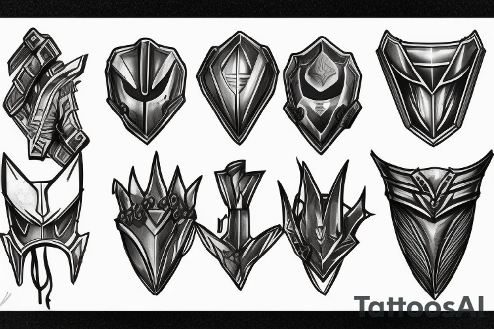 Armor, Steel Plate tattoo idea