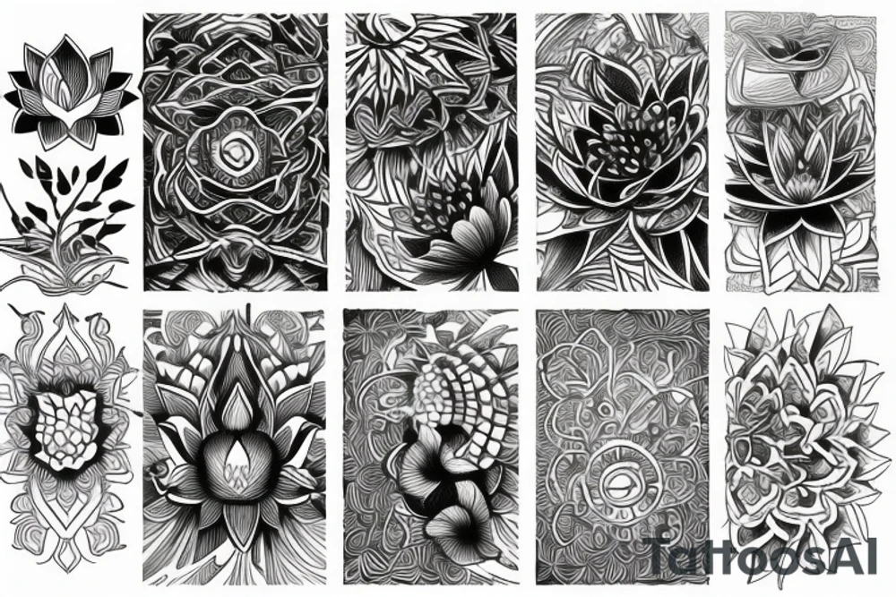 Lotus tattoo idea