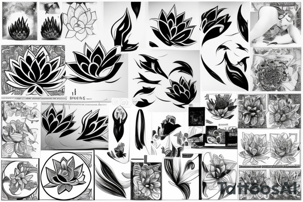 Lotus tattoo idea