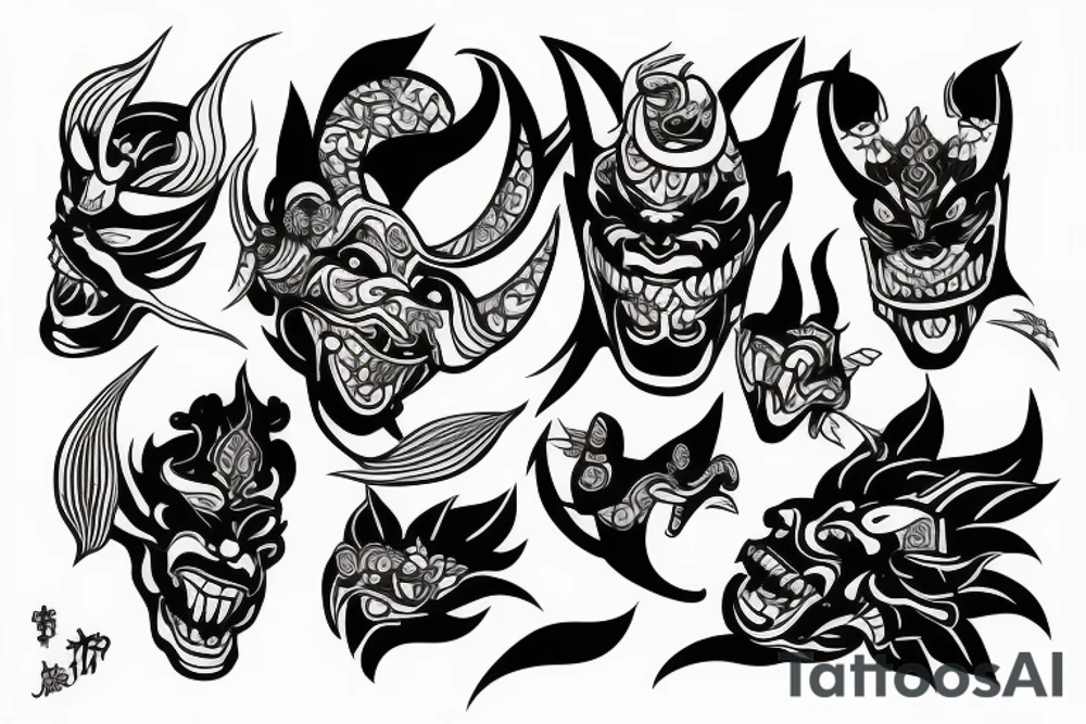 Hannya tattoo idea