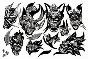 Hannya tattoo idea