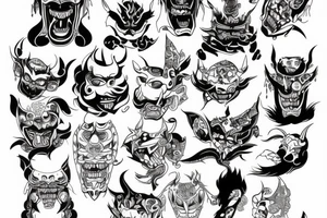 Hannya tattoo idea