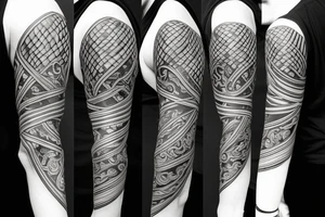 Flaming sword tattoo idea