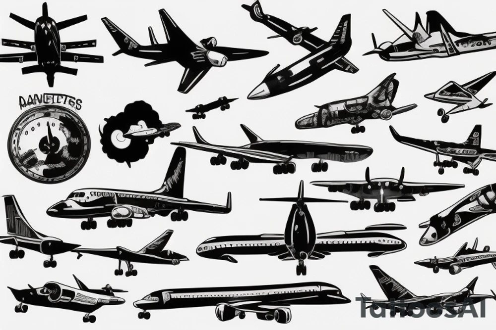 Aircraft tattoo idea