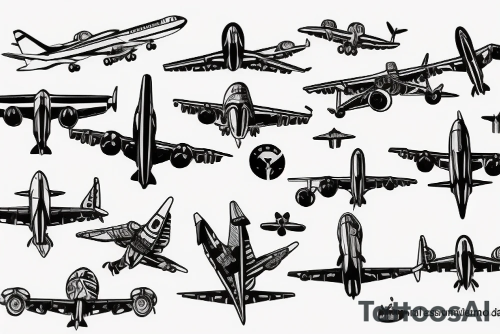 Aircraft tattoo idea