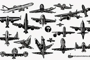 Aircraft tattoo idea