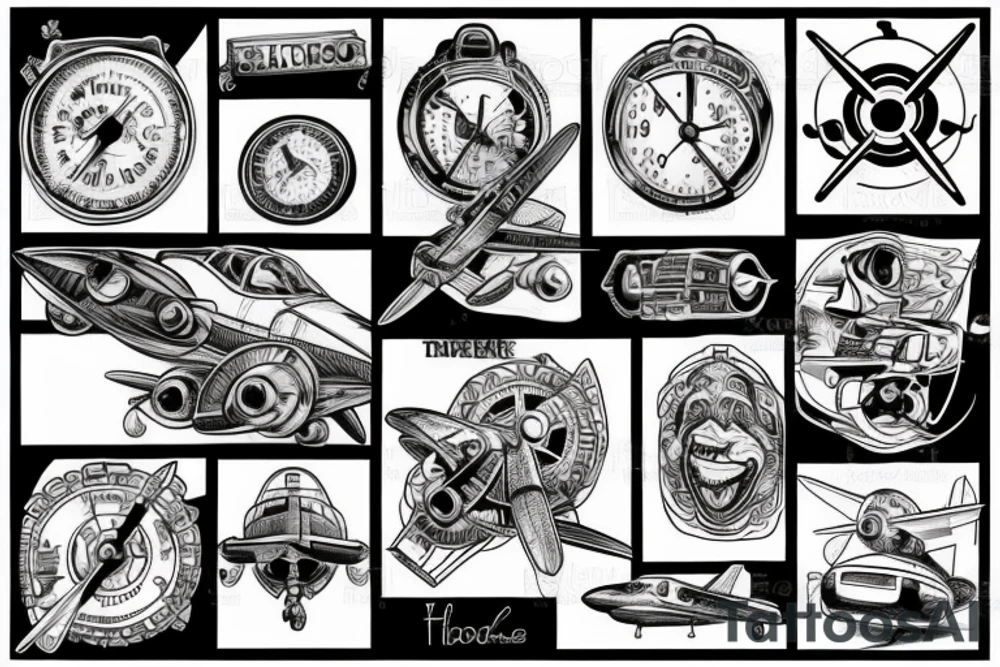 Aircraft mechanic tattoo idea