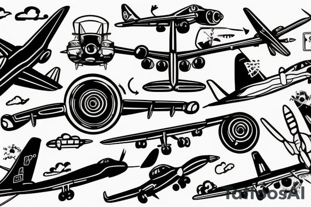 Aircraft mechanic tattoo idea