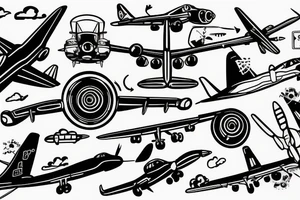 Aircraft mechanic tattoo idea