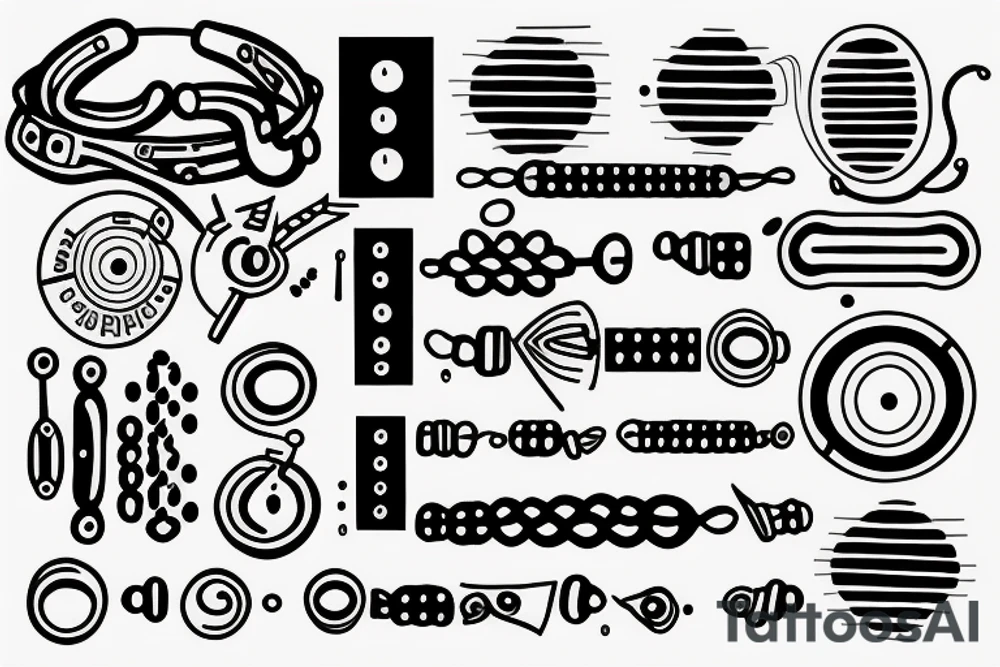 morse code 1325 tattoo idea