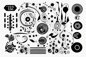 morse code 1325 tattoo idea