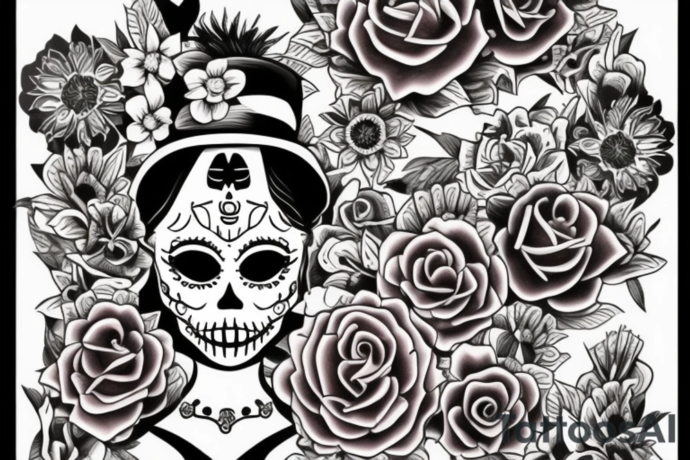 Catrina tattoo idea