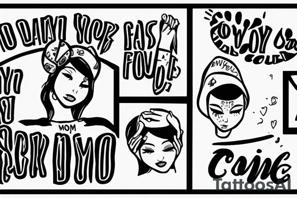 "sorry to leave mom, but I had to go" tattoo idea