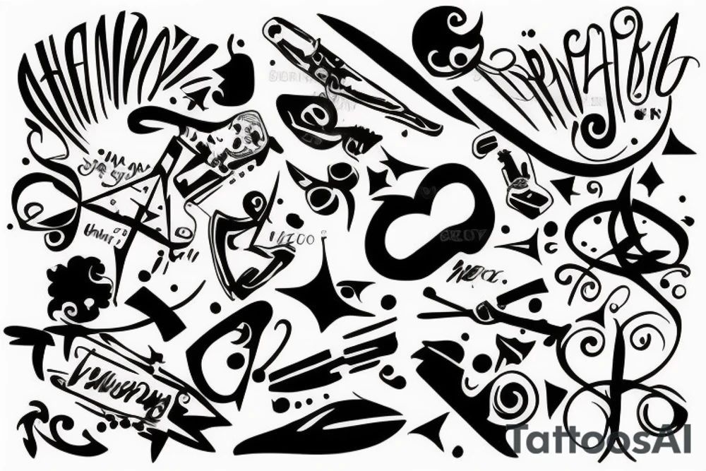 War and peace tattoo idea