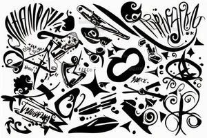 War and peace tattoo idea