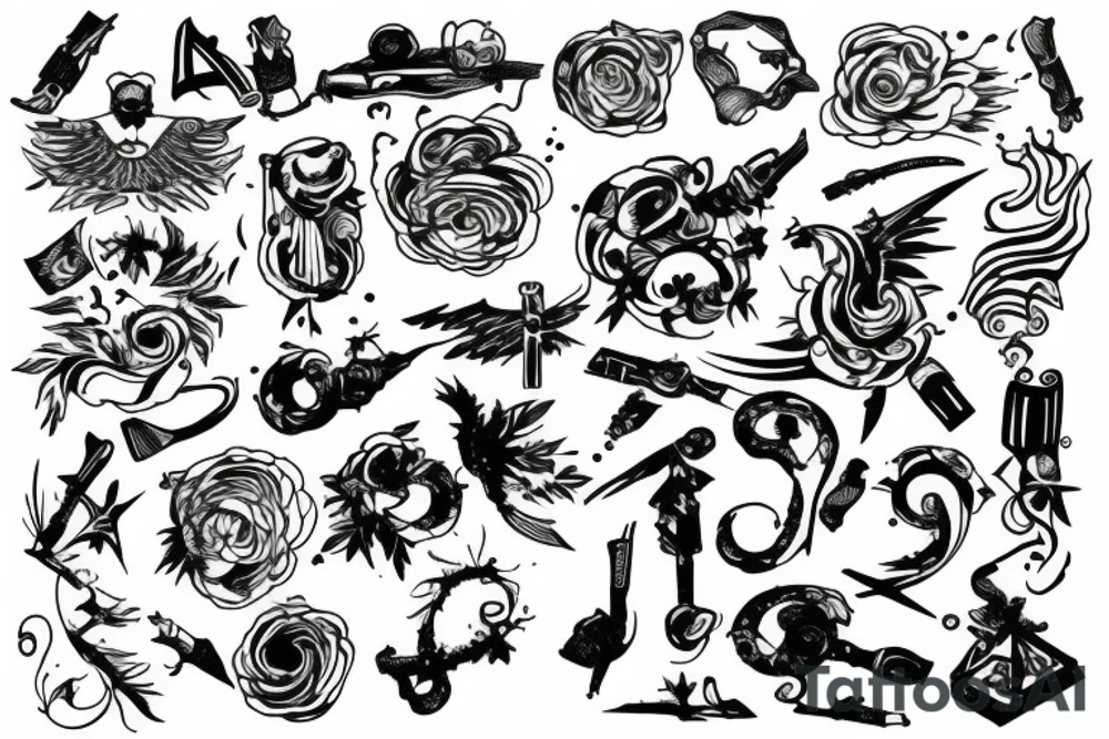 War and peace tattoo idea