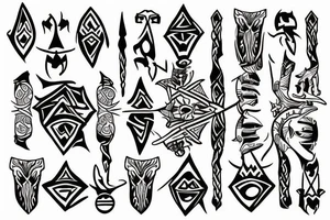 Trident tattoo idea