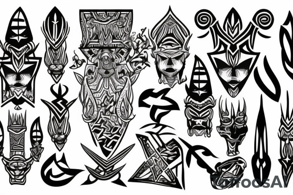 Trident tattoo idea