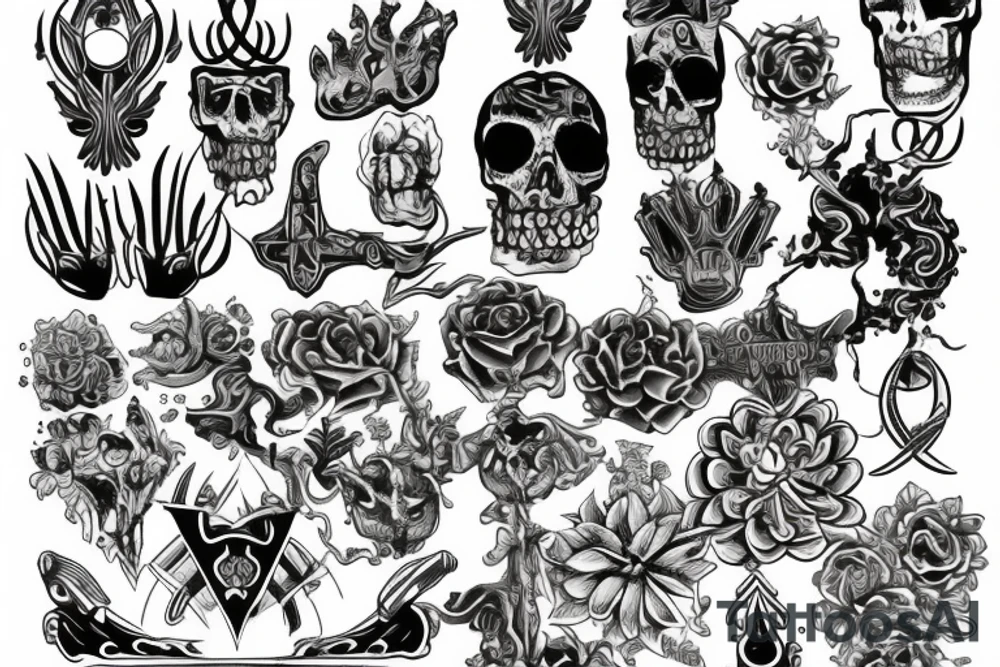 Trident tattoo idea