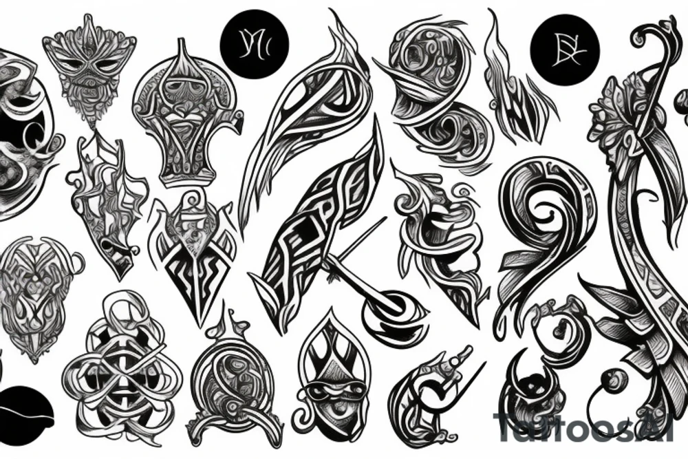 Trident tattoo idea