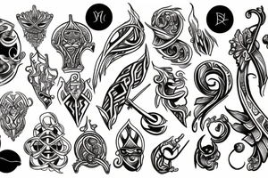 Trident tattoo idea