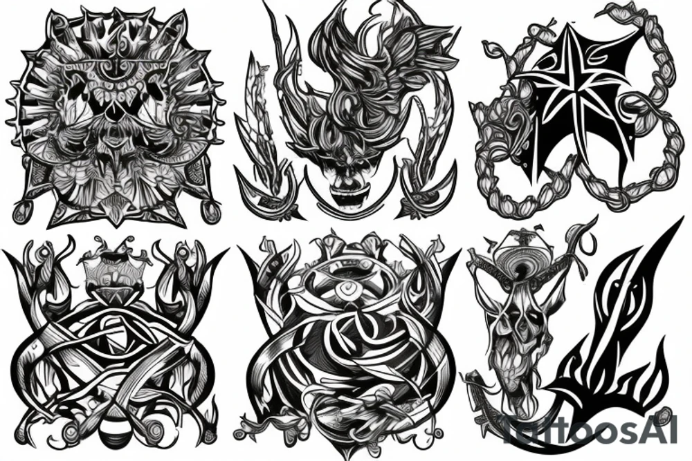 Trident tattoo idea